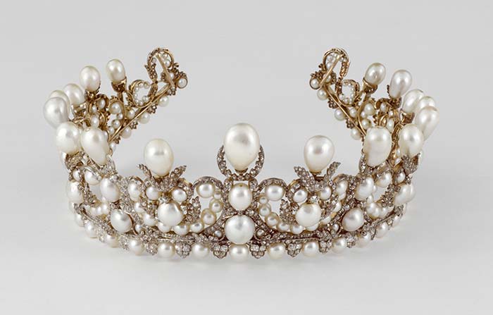 The Empress Eugenie Pearls Tiara
