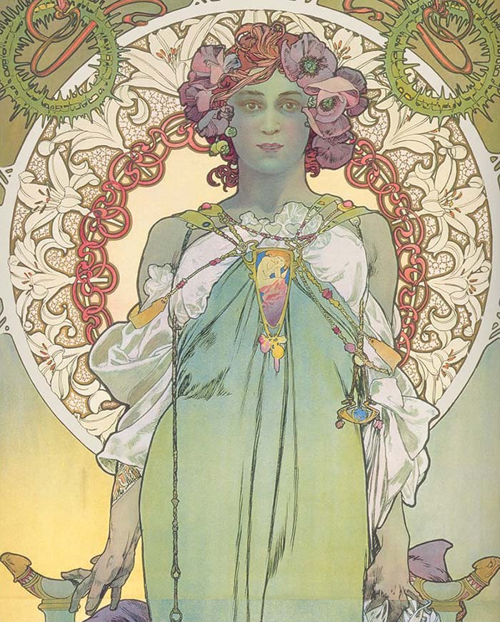 the french jewelry post - Mucha's Art Nouveau jewelry
