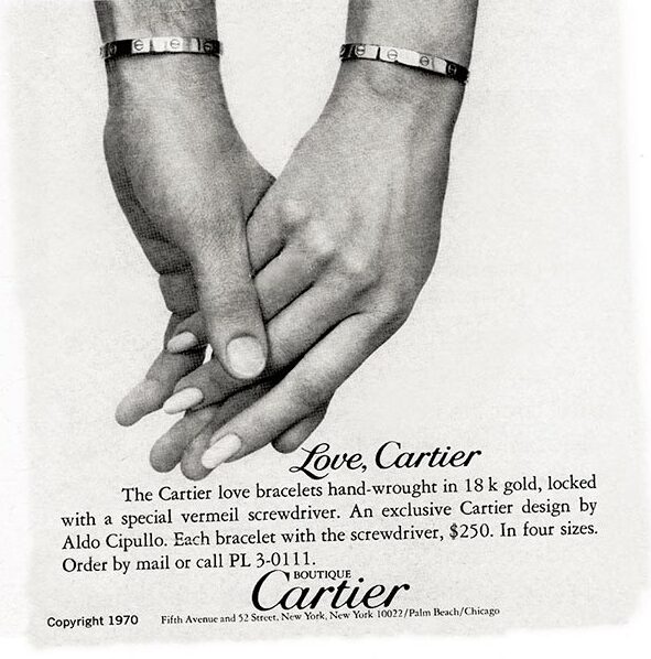 cartier black nail bracelet