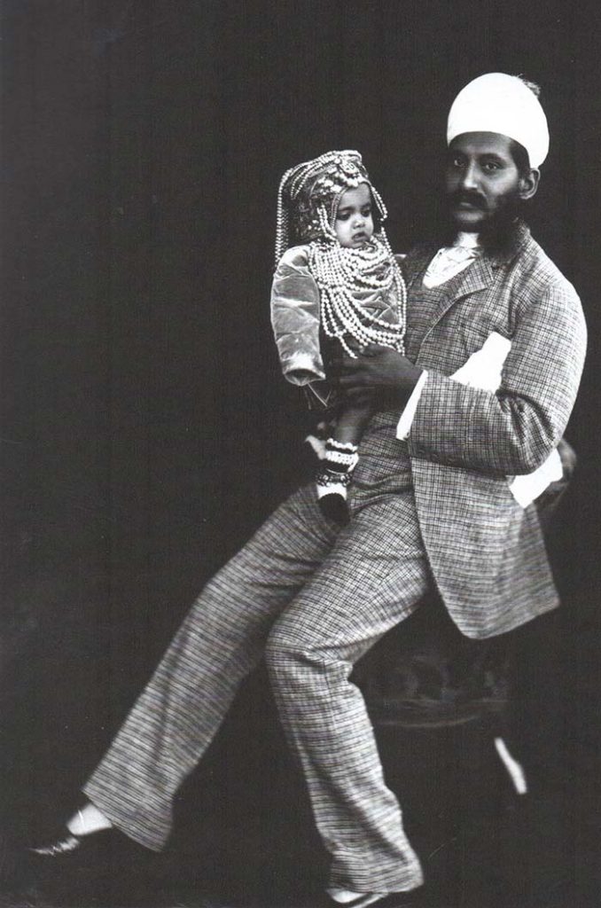 Le nizam d'Hyberhabad et sa fille