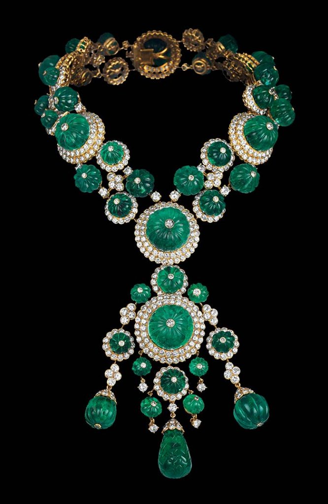 Van Cleef & Arpels necklace inspired by India, realized for Princess Salimah Aga Khan bought