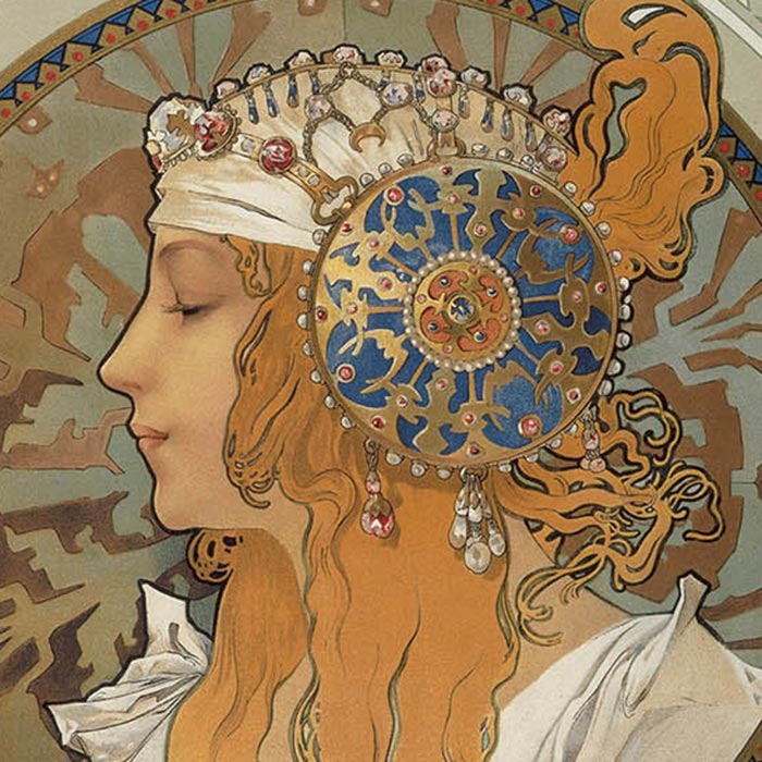 the french jewelry post - Les bijoux Art nouveau de Mucha