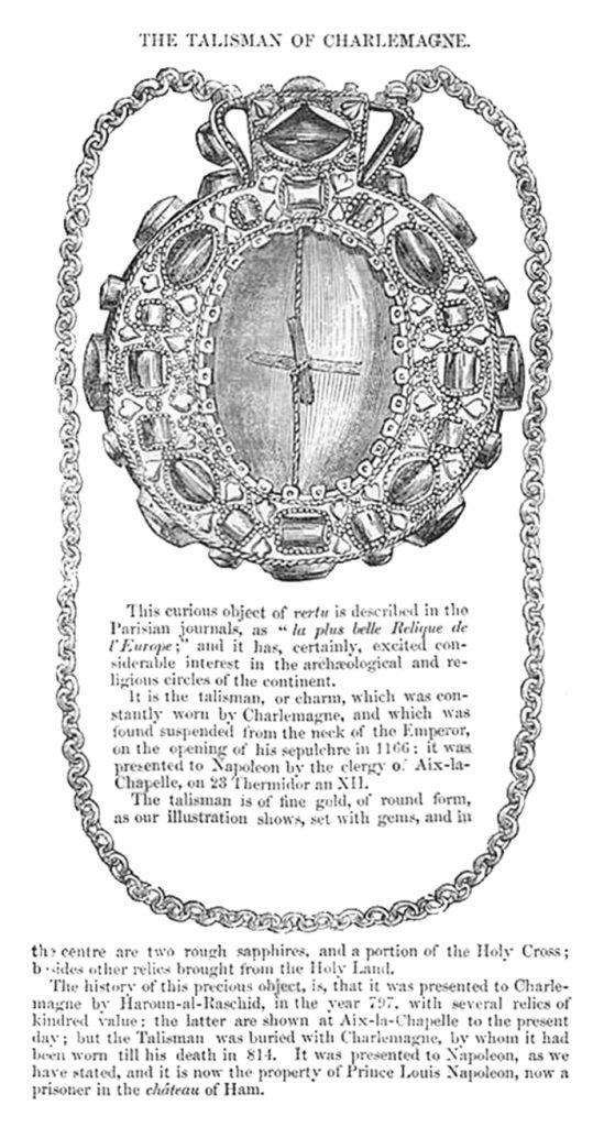 Représentation du talisman dans "The Illustrated London News", 8 mars 1845