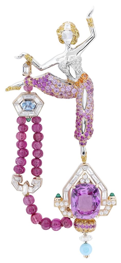 Van Cleef & Arpels - “Oriental Dancer” made of gold, sapphires, amethysts, turquoises... - 2011