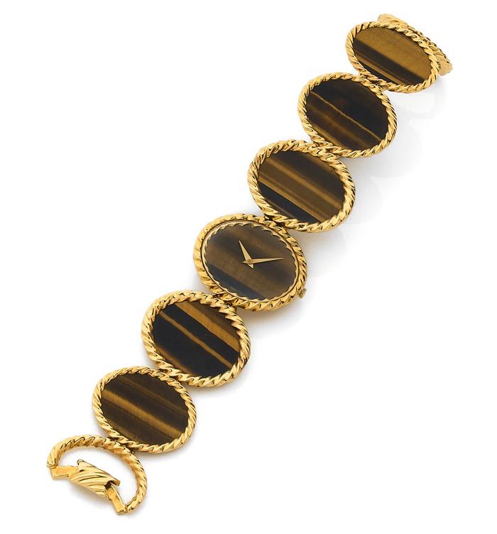 Piaget - Gold and tiger's eye - Estimated €8-12, 000 - Ca 1972