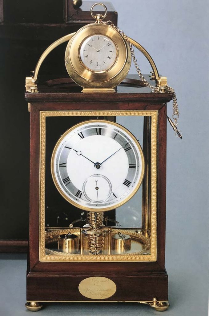 Abraham-Louis Breguet - "Pendule Sympathique" consisting of a table clock and a pocket watch - 1808 and ca. 1830 - Paris