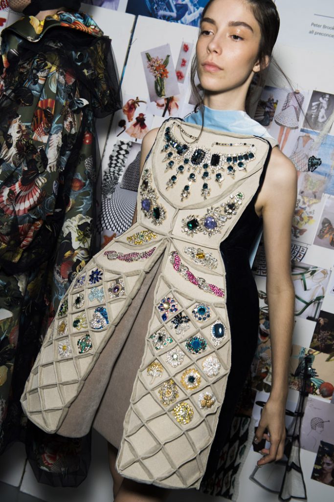 Mary Katrantzou - Jewel-box dress in Swarovski strass - SS19 collection