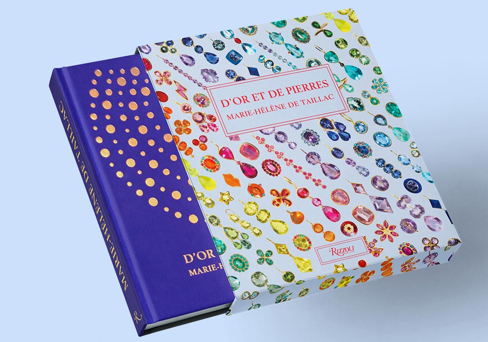 The book dedicated to Marie-Hélène de Taillac - "D'Or et de Pierres" Rizzoli éditions