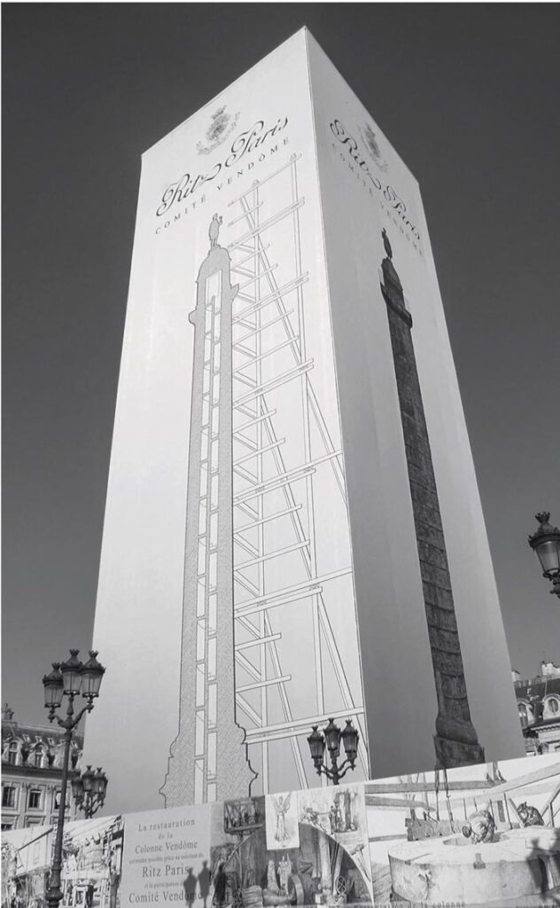 Restoration of Vendôme column in 2015 © David Bordes
